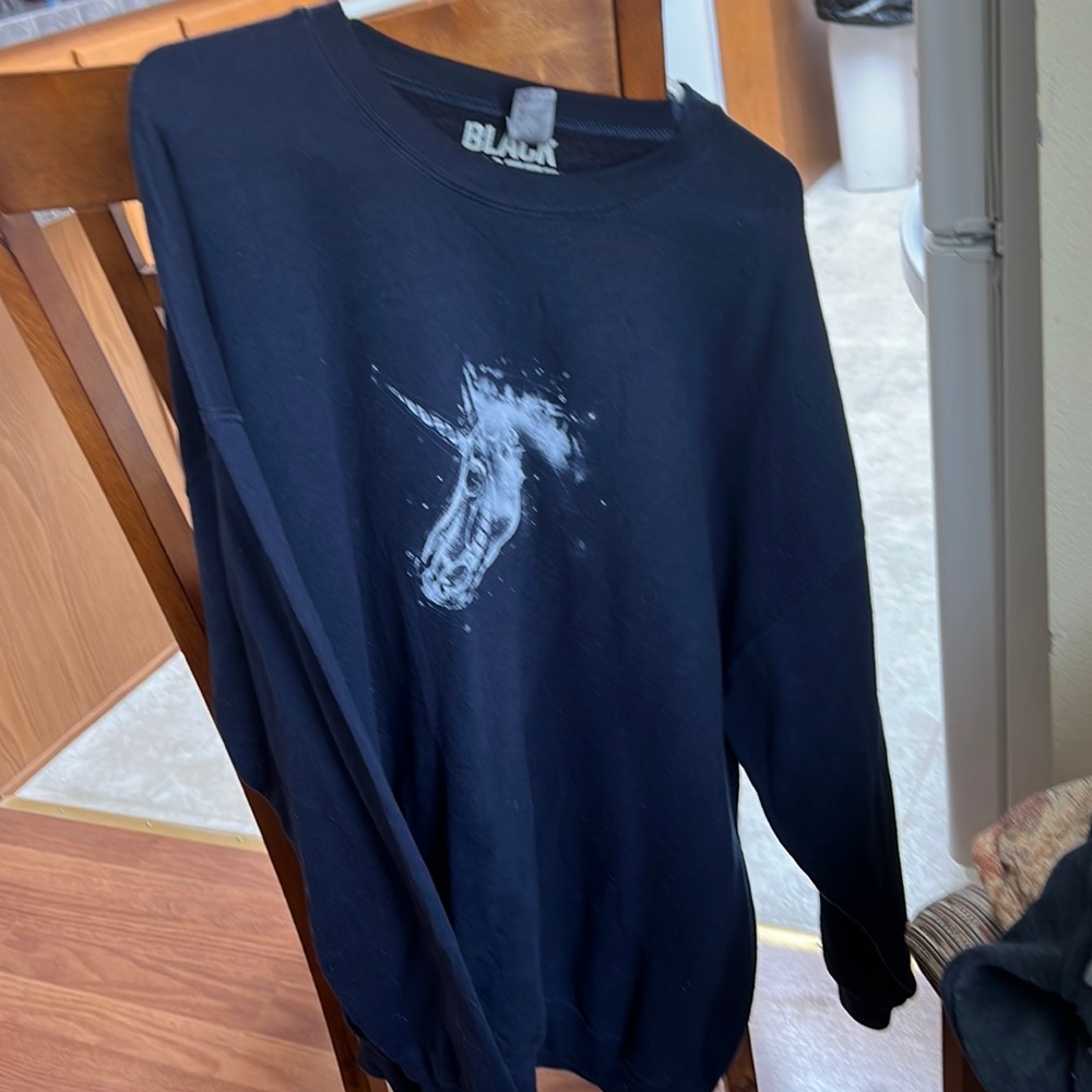 Unicorn skull sweatshirt